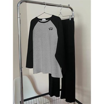 2025新款睡衣女款春秋季長袖長褲可外穿網紅風可愛大碼家居服套裝