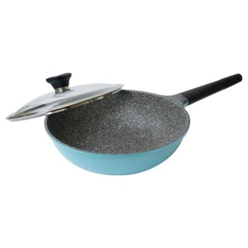 米雅可 30CM歐式晶鑽輕量不沾平底鍋 MY-2030F