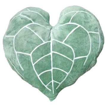 Mega IG居家植感美學抱枕 愛心葉  40 x 37cm