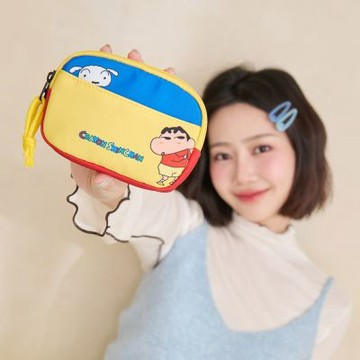 【Crayon Shinchan】蠟筆小新玩趣三層零錢包-拼接色 BCCS24R08CY