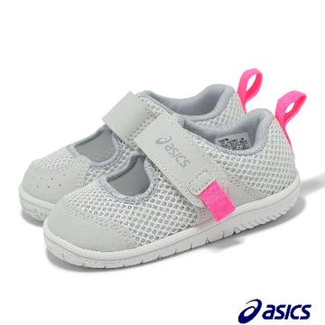 Asics 涼鞋 Meshoes Baby 小童 灰 粉 魔鬼氈 護趾 嬰兒鞋 學步鞋 亞瑟士  1144A364020
