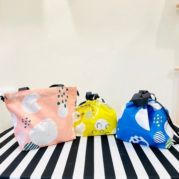 寶寶防水餐具袋_貓咪