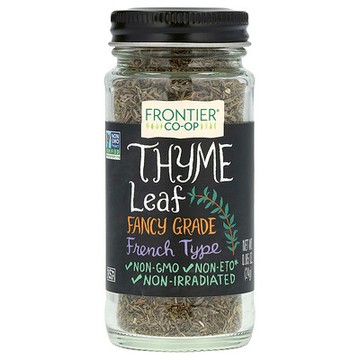 Frontier Co-op, 麝香草葉，特優級，法式，0.85 盎司（24 克）