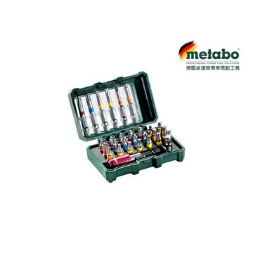【台北益昌】德國 美達寶 Metabo 起子頭 套組- 29件 "SP" 29 PIECES (626710000)