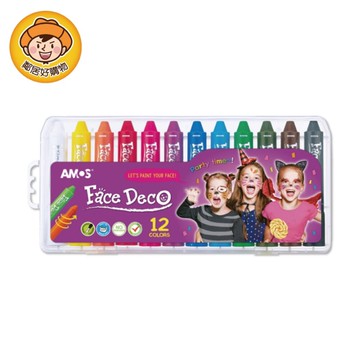 【韓國AMOS】人體彩繪棒12色組