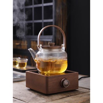 圍爐煮茶室內家用玻璃煮茶壺電陶爐煮茶器煮茶爐子養身壺煮茶套裝
