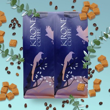 Krone皇雀｜阿瑪菲咖啡豆(227g/半磅) x2包