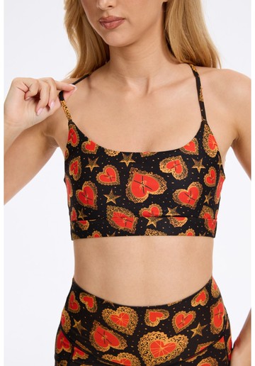 【SILVERWIND】特色跳動印花高強緊身褲速乾跑步健身瑜伽文胸女