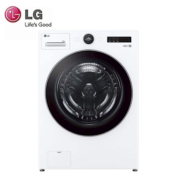 LG樂金22公斤蒸氣滾筒洗衣機(蒸洗脫)WD-S22FW(冰瓷白)