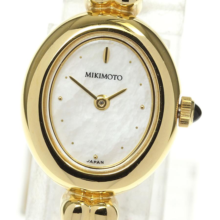 ☆美品【MIKIMOTO】ミキモト パールブレスレット 1E20-3041 クォーツ 