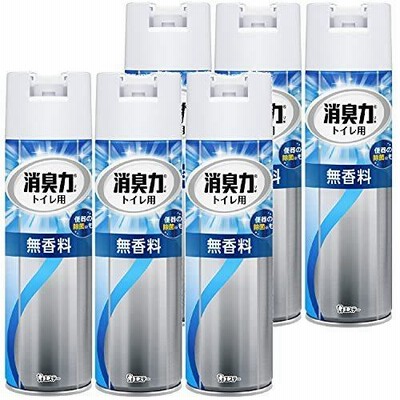 トイレの消臭力スプレー トイレ用 無香料 330ml×6個 トイレ 消臭スプレー 消臭剤 消臭 芳香剤