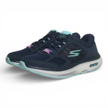 SKECHERS 健走鞋 GO WALK WORKOUT WALKER 藍色 寬楦款 女 125025WNVAQ