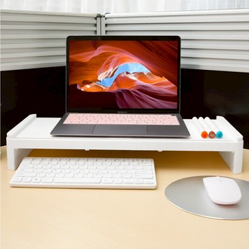 小麥購物 螢幕增高架 無抽屜 Y603 602g  白色