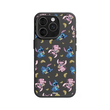 iPhone 16 Pro SolidX 黑 - 迪士尼-史迪奇 Disney Stitch - 史迪奇 - 安琪與史迪奇