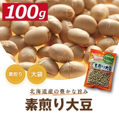 大豆 素煎り大豆 100g 製造直売 無添加 無塩 無植物油 ポイント消化 株式会社みの屋 素煎り大豆 グルメ