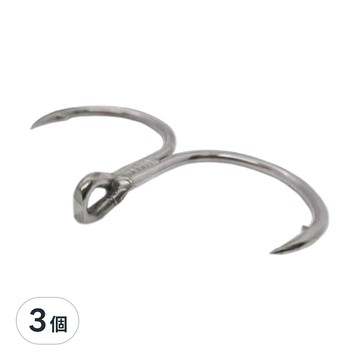 Ghost Blade 鬼刃 GB10108 BEARD HOOK X鬍鬚鉤 不鏽鋼材質  3個  1組  #7/0