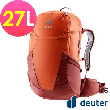 【deuter 德國】 FUTURA  27L透氣網架背包3400321辣椒紅/登山包/健行包/戶外休閒包*