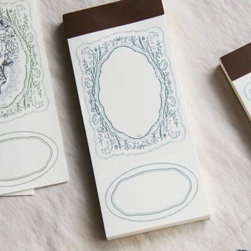 春日畫框 - 芽綠 - 便箋本