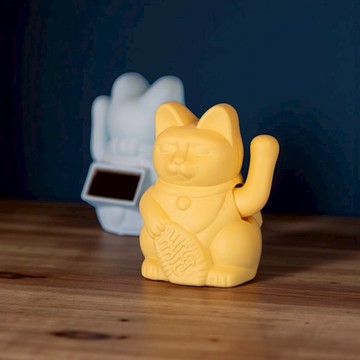 Lucky Cats Solar 太陽能幸運繽紛自動招手招財貓（九款） 粉色