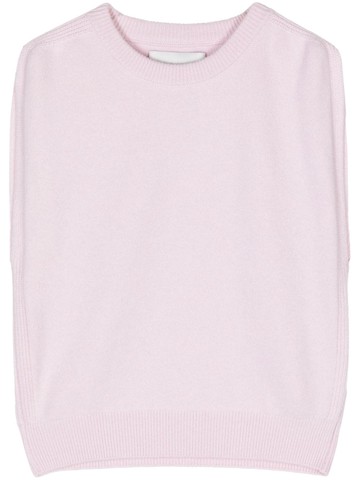 SA SU PHI - fine-knit cashmere vest - women - Cashmere - 42 - Pink
