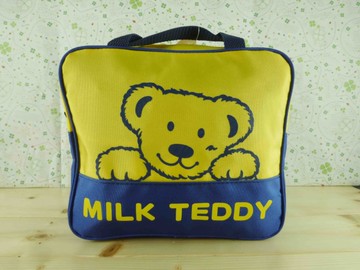 【震撼精品百貨】牛奶泰迪熊_MILK TEDDY~後背包『黃藍色』