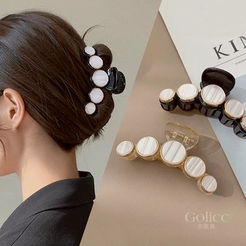 【Gulicc 】古莉可 髮夾 法式簡約貝殼抓夾