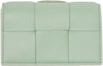 Bottega Veneta 绿色 Intrecciato 卡包