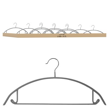comet home 無痕防滑衣架  灰色  10個