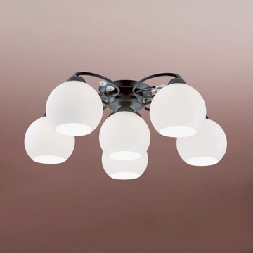 E27 鄉村風半吸頂五燈 B245-53-12-2203