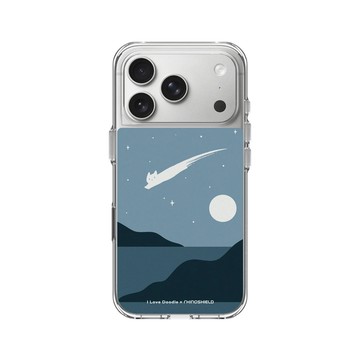 RHINOSHIELD iPhone 18 Pro / 18 Pro Max Clear 抗黃化透明防摔手機殼｜ilovedoodle-貓咪流星