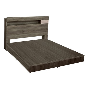 【多瓦娜】派克5尺二件式房間組(床片+床底)/三色古橡