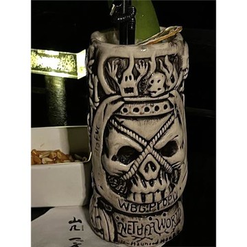 網紅酒吧tiki杯個性夏威夷雞尾酒杯創意杯子陶瓷杯提基僵尸骷髏杯