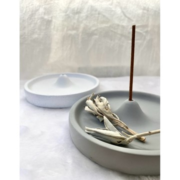 簡約陶瓷線香盤 線香 線香容器 薰香容器 療癒儀式 空間薰香