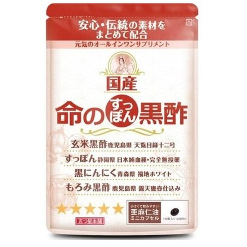 最安価格 黒 にんにく卵黄 黒酢 120粒 大地の宝 黒酢にんにく すっぽん サプリ