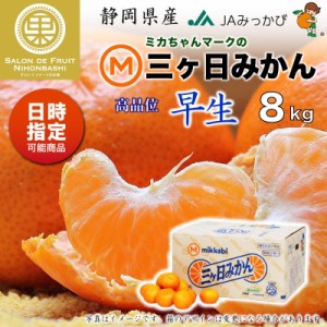 [予約 2023年 12月1日-12月10日の納品] 三ケ日みかん 早生 約 8kg 静岡県産 高品位 JAみっかび 早生 蜜柑 冬ギフト お歳暮 御歳暮