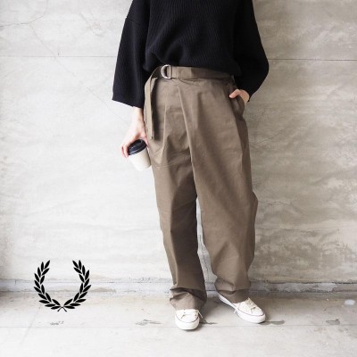 フレッドペリー パンツ レディース FRED PERRY Straight Leg ...