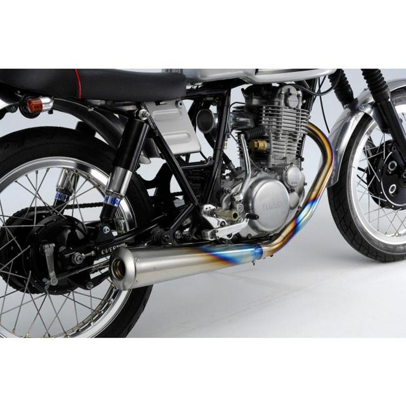 OVER オーヴァー チタンメガホン MANXタイプ タイプ：焼き色有り SR400 SR500 YAMAHA ヤマハ フルエキゾーストマフラー |  LINEブランドカタログ