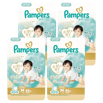 Pampers 幫寶適 日本境內版 尿布 褲型 5~10kg  M  184片