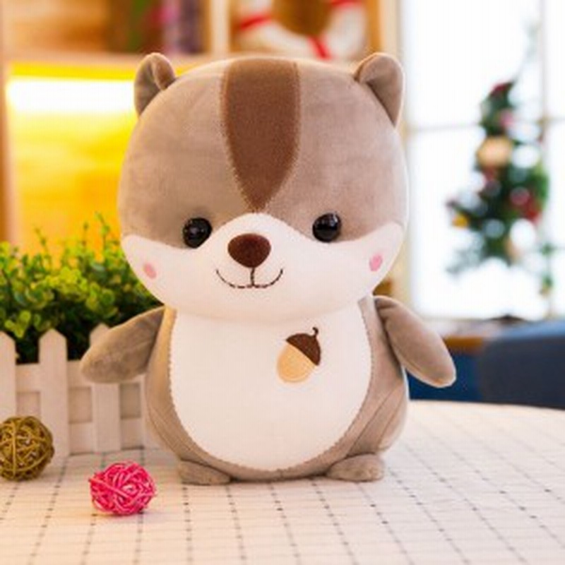 リス ぬいぐるみ ふわふわ おもちゃ 栗鼠 抱き枕 かわいい プレゼント 誕生日バレンタインデーお祝いs 25cm 通販 Lineポイント最大get Lineショッピング