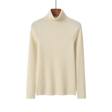 絨喆精紡100山羊絨衫女高領打底衫秋季新款薄款針織衫毛衣女E649