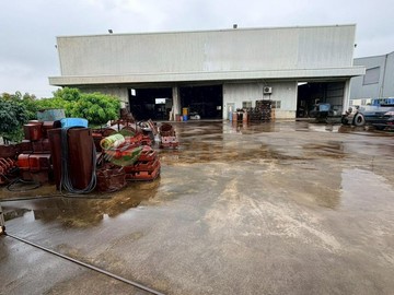 烏日溪南大地坪大面寬/挑高/附7部天車/特登廠房｜台中市烏日區溪南西段