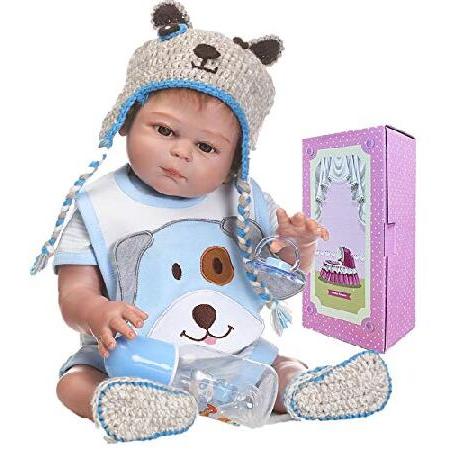 Reborn Baby Boy Dolls Silicone Full Body Vinyl Washable Newborn