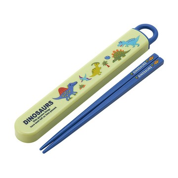 🦕恐龍迷必收🎁【OOYII吾憶】skater日本製抗菌兒童學習筷組- 恐龍（附筷盒／可機洗)｜孩子禮物、生日禮物｜【快速出貨】