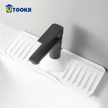 UTOOKII - 水龍頭瀝水置物矽膠墊(升級款)-白色