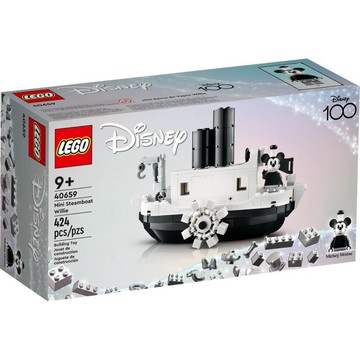 輕盒損【台中翔智積木】LEGO樂高 40659 小汽船威利號 Mini Steamboat Willie 蒸汽船