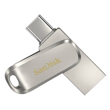 SanDisk 晟碟 公司貨 SDDDC4 Ultra Luxe USB Type C+A雙用 USB3.1 高速讀取150MB/s  銀色  128GB  1個