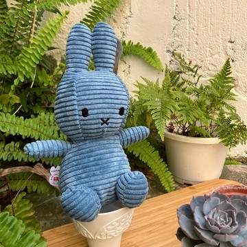 BON TON TOYS｜Miffy米菲兔ECO燈芯絨填充玩偶-飛行藍 23cm