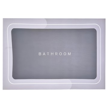 FANCY LIFE 硅藻泥地墊 長方款 厚度0.2cm  469g  銀河灰  1個