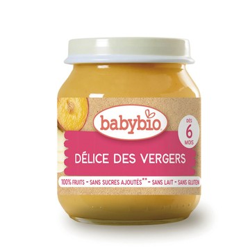 法國Babybio 生機什錦鮮果泥130g★衛立兒生活館★