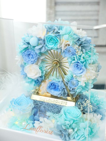 限時優惠 情人節禮物 Leaflorist 日本永生花摩天輪 (L size)